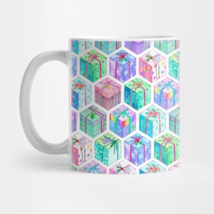 Christmas Gift Hexagons Mug